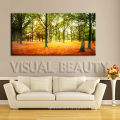 Peinture d&#39;arbre de paysage moderne sur toile pour accrocher sur le mur